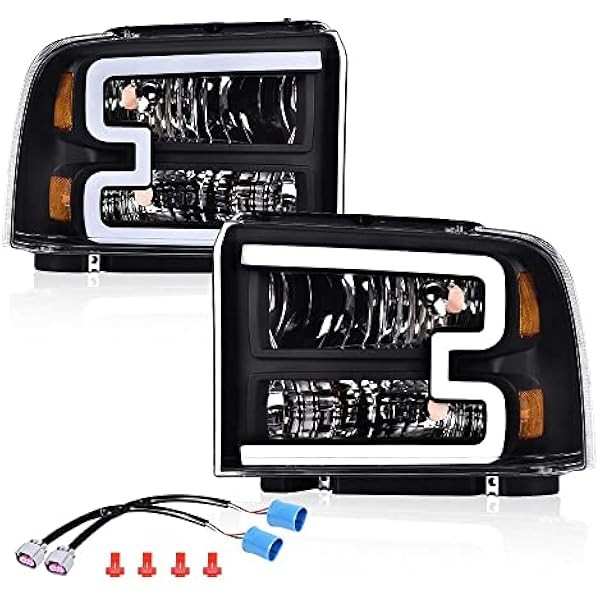 PIT66 LED DRL Headlight Compatible with Ford F250 F350 F450
