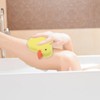 TOYANDONA Pack of 4 Small Yellow Duck Bath Brush Bath