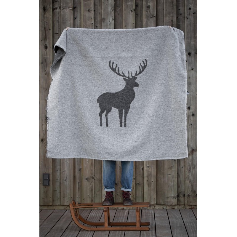 David Fussenegger Light Cuddly Blanket Stag Structure 140 x 200