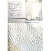 The Texture Collection Fabric Shower Curtain Solid White, with a