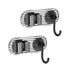 2 PCS Broom Holder Mop and Broom Holder No Drilling,