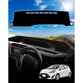 Cartist Toyota Aqua 10 Series Dashboard Mat for Car Dashboard Cover AQUA NHP10 NHP10H 2011-2021 Windshield Reduction Sun Protection Aqua Nhp10 Accessory for Dashboard Degradation Protection Mat
