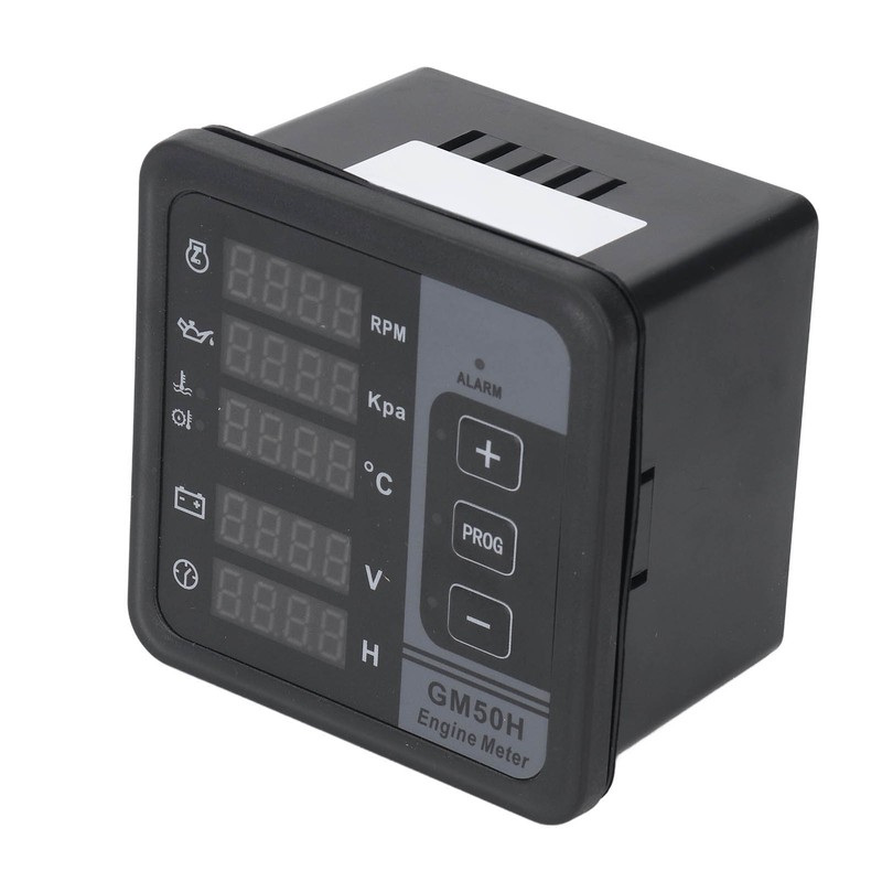 Diesel Generator Set Controller Digital Genset Engine Meter with Mounting
