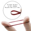 Dofash 2x75mm Brown Rubber Band for Women's Hair (150 Pieces