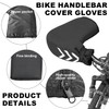 Relwears Bike Handlebar Covers Winter Waterproof Bicycle Gloves Warm