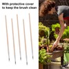 15pcs Pollination Brush, Wooden Plant Pollinating Brush Pollinator Brushes Tool