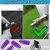 BOROLA Presta Valve Caps 4 Pack Anodized Aluminum Alloy Bicycle