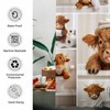 Allenjoy 72" x 72" Funny Highland Cows Bull Shower Curtain