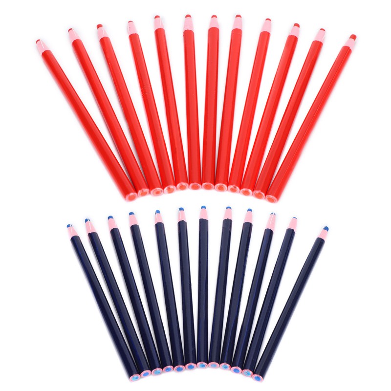 24Pcs Sewing Mark Chalk Pencil Tailor's Marking Tracing Tools Free