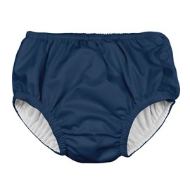 i Play Unisex Swim Diaper Navy Solid-18 Months