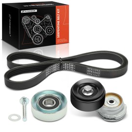 A-Premium Engine Serpentine Belt Drive Kit Compatible with Pontiac Firebird 1998 1999 2000 2001 2002-5.7L