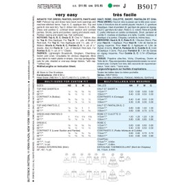 BUTTERICK PATTERNS B5017 Infants' Top, Dress, Panties, Shorts, Pants and Hat