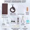 WEBEEDY Bookbinding Kit for Beginners DIY Leather Journal Bookbinding Set