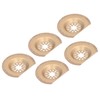 5Pcs Oscillating Saw Blade Semicircle 64mm Multitool Blade Carbide for