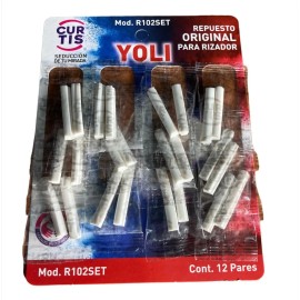 Repuestos Enchinador Curtis Modelo R102SET 24 Piezas Color Blanco