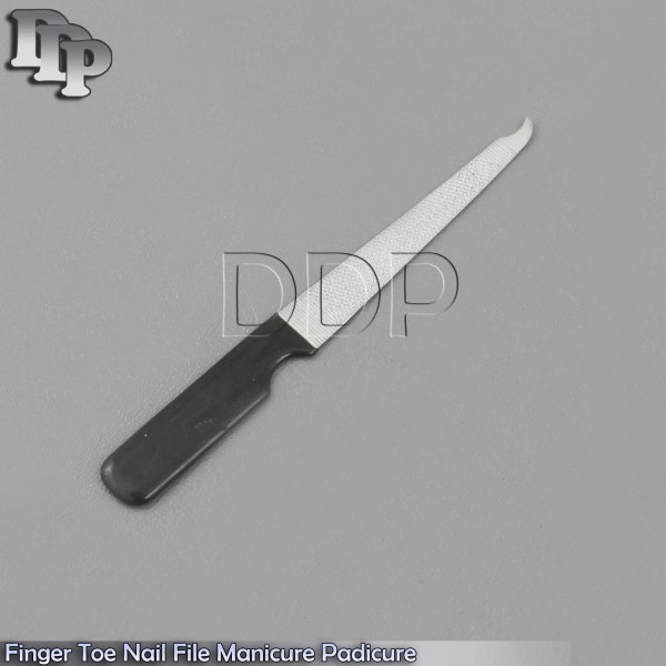 DDP Nail Files CHIC Metal With Black Plastic Handles Manicure