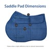Harrison Howard Adjustable All Purpose Saddle Pad with Foam Inserts