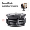 DYH-68B Leveling Base Tripod Head 22 lbs Load Capacity,Black