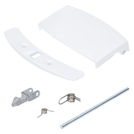 Kenekos - Door Handle Suitable for AEG 405508700/3 4055087003 Washing Machine Handle Washing Machine Door Handle White for Washing Machine Washer Dryer Tumble Dryer Porthole with Mounting Material