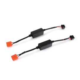 Twilight Garage 2PCS H7 LED Headlight Canbus Error Free Warning Resistors Decoder Anti Flicker
