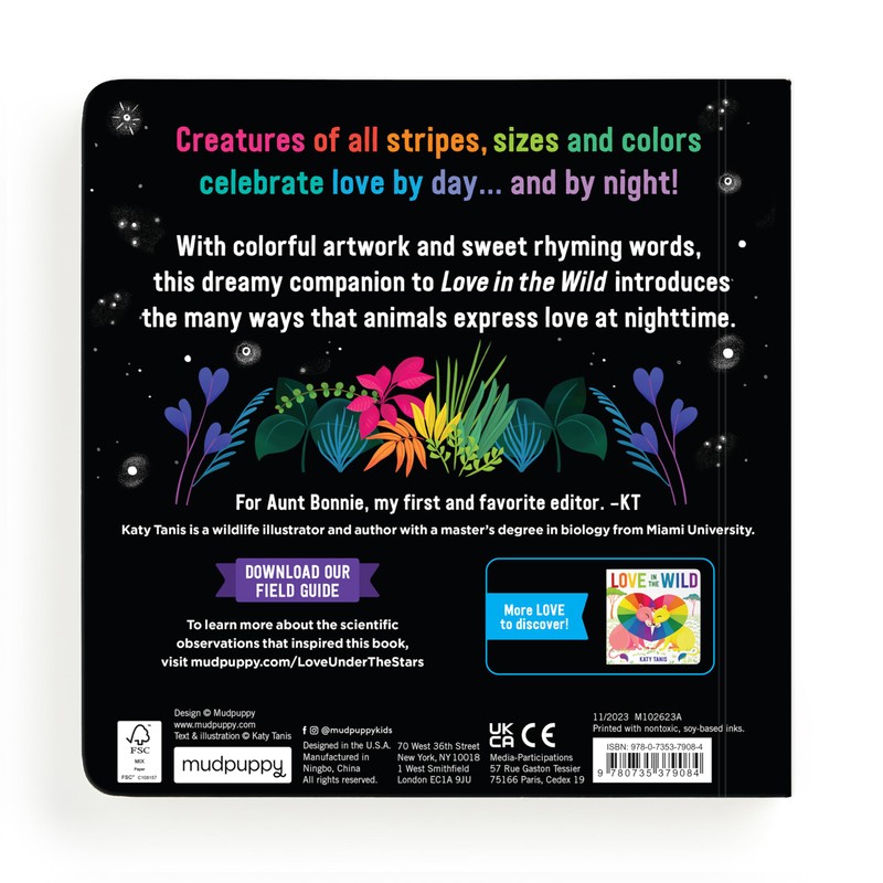 Mudpuppy Love Under The Stars Board Book