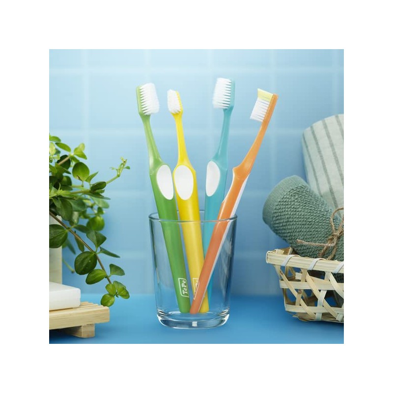 Cepillos Dentales TePe Colores Surtidos – Colour Soft 3 piezas