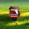 Sigo Signs, Warning Protected by 2nd Amendment Security Sign, 7x13