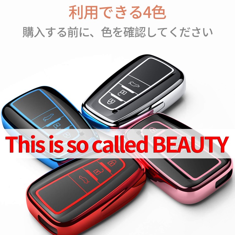 Tukellen for Toyota Compatible Toyota Key Case Keychain Advanced Soft