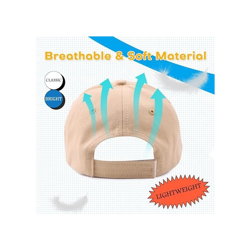 Plain Toddler Baseball Hat Unisex Cotton Kids Trucker Hat Adjustable
