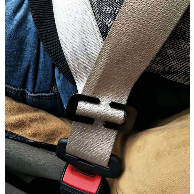Flymylion Locking Clips Child Seat Belt Webbing Clip Plate Auxiliary