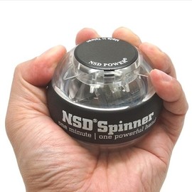 NSD Essential Spinner Gyro Hand Grip Strengthener Wrist Forearm Exerciser, Crystal