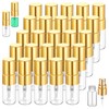 Alrhso 50Pcs 2ml Mini Spray Bottles Clear Glass Perfume Bottles