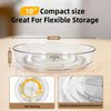 MiraFure 2 Pack Lazy Susan 10 inch Turntable for Spice