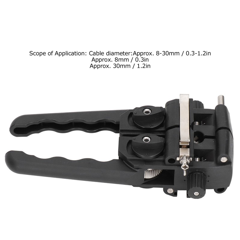 Fiber Optic Stripper Longitudinal Transverse 2 Way Adjustable Cable Stripping
