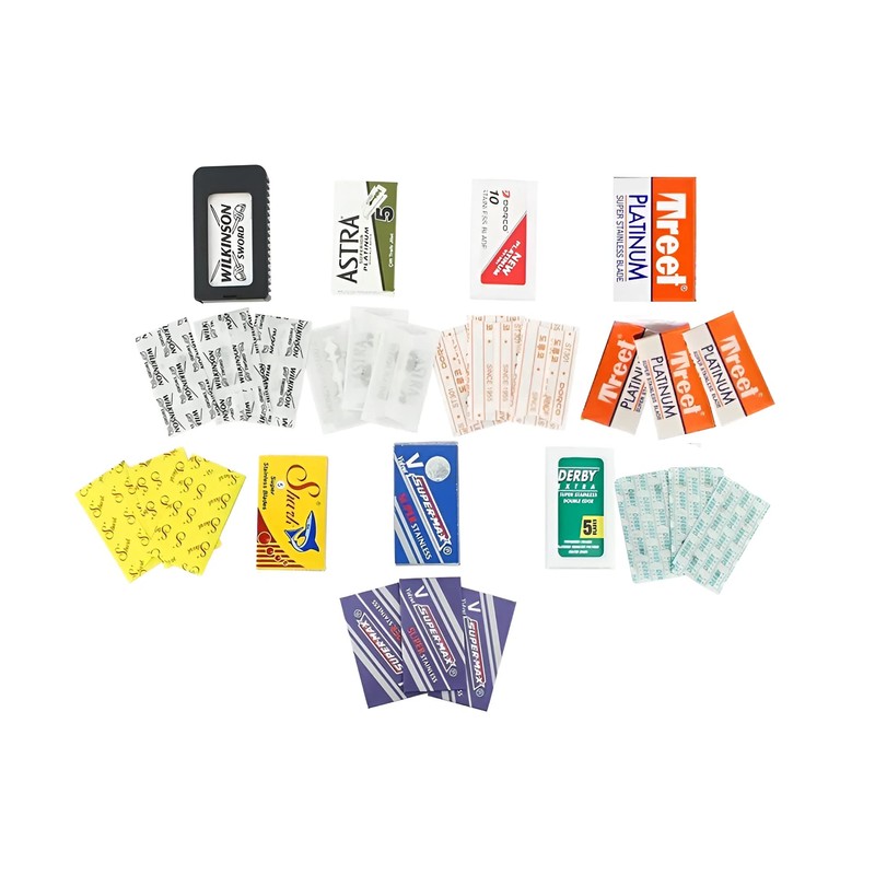 Double Edge Razor Blade Sample Pack (3x each)