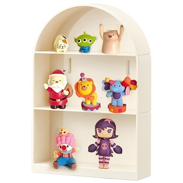 JUSTBOKU Figure Case, Wall Hanging, Thin, Collection Case, Tabletop, Display