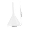 Ciieeo 5pcs Glassware Solid Triangle Funnel Chemistry Feeding Tool Reusable