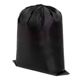 Astro 820-83 Drawstring Bag, Black, Approx. 35.4 x 27.6 inches (90 x 70 cm), Large Size, Washable, Duvet Storage Bag, Comforter, Blanket, Towel, Light Bedding, Large Capacity, Drawstring Bag, Storage