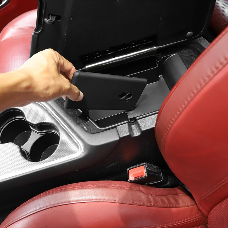 Voodonala for Dodge Challenger 2015-2024 Center Console Storage Tray Organizer