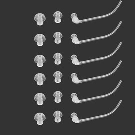 Careforyou® 18pcs Ear Plug with 6 tubes Resound BTE Hearing Aid Aids Eartips Domes