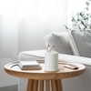 Mkono Plush Lined Eyeglasses Holder Metal Protective Glasses Holder Stand