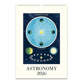 Cavallini 2026 Astrolgoy Wall Calendar, 13x19 Inches, 12 Page-A-Month Hanging Calendar, Ideal for Astrolgoy Lovers, Beautiful and Organized