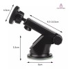 Importeek Soporte Base Celular Auto Tablero Ventosa Magnetico Iman 360
