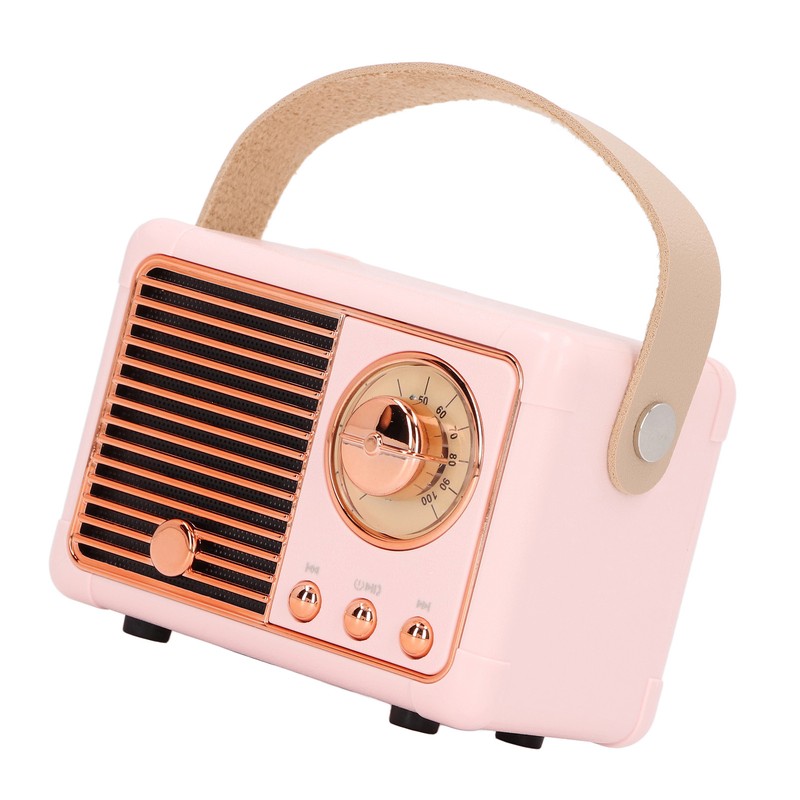 Portable Bluetooth Speaker Mini Compact Wireless Retro Support Radio Program