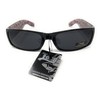 Locs Mens Hardcore Gangster Sunglasses Bandana Print BLACK/RED