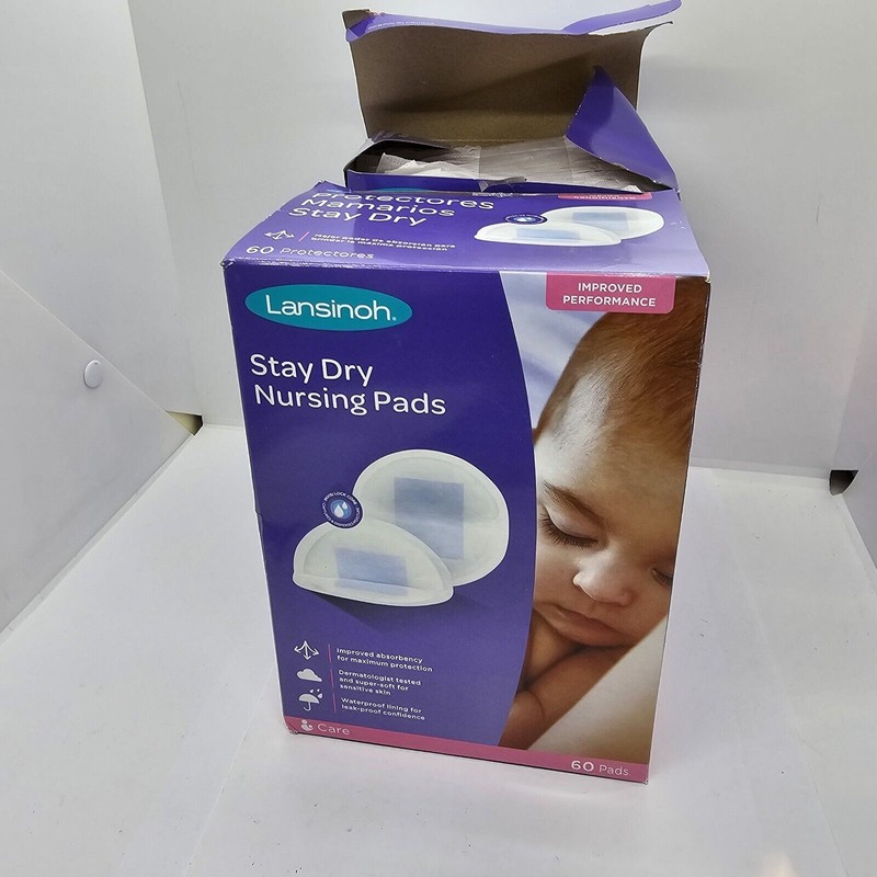 Lansinoh 60-CT Disposable Nursing Pads Stay Dry Absorbency
