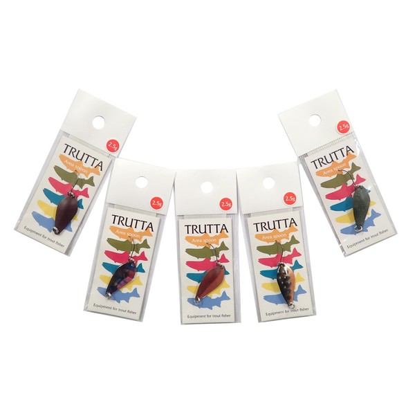 SHIMOTSUKE Salmon for Marine Fishing Ponds 2.5g Spoon Set, Low