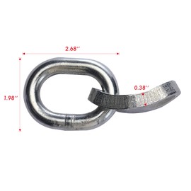 VEXPLO 7100 Engine Lifting Bracket 5500 lb Capacity Engine Lift Brackets Set for Using with Engine Hoist Leveler and Lifting Sling Rigging Engine Stand (Pack 4)