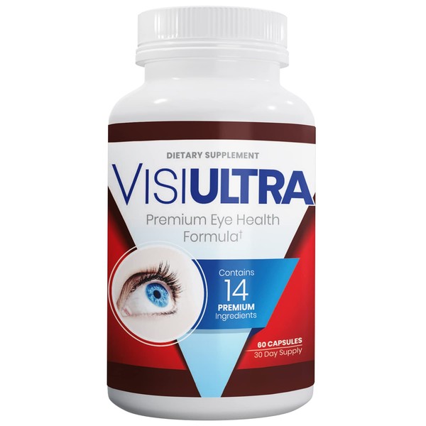 VisiUltra Eye Health Supplement – 14 Essential nutrients for Clear