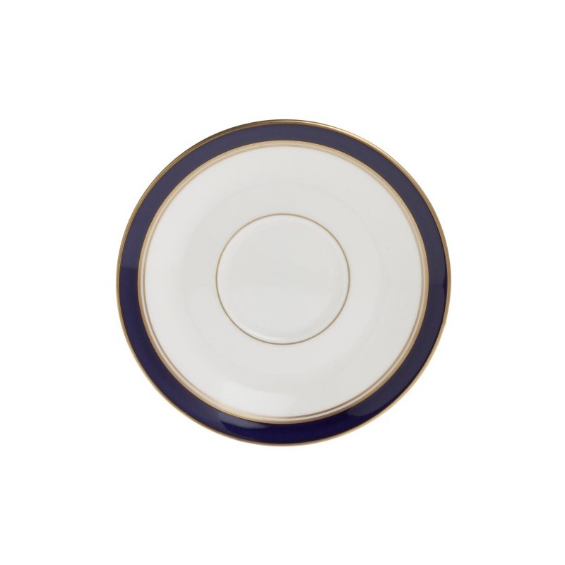 Royal Worcester Howard Cobalt Teacup 8 Ounce And Saucer 5-3/4